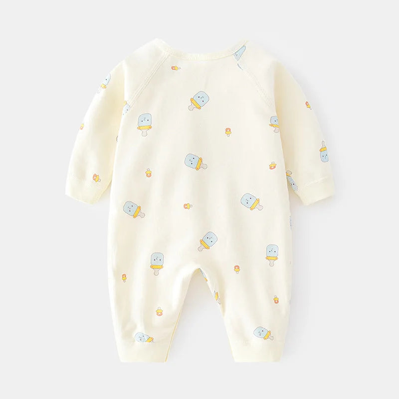 Soft Cotton Jumpsuit for Newborn Boys & Girls (0-6M)