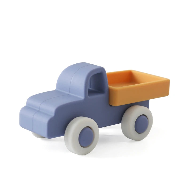 Montessori Wooden Car Teether - BPA Free Baby Toy