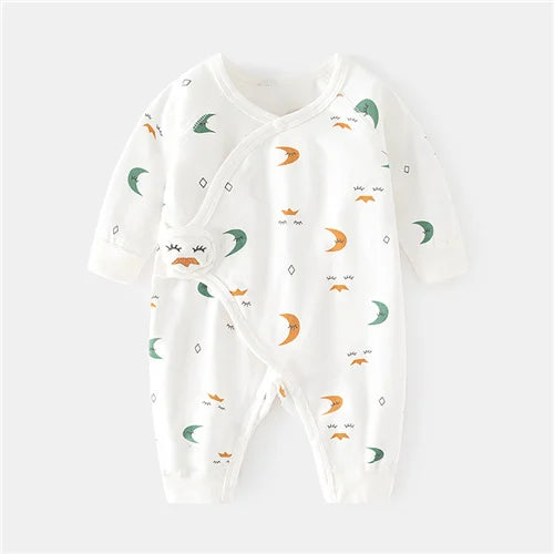 Soft Cotton Jumpsuit for Newborn Boys & Girls (0-6M)