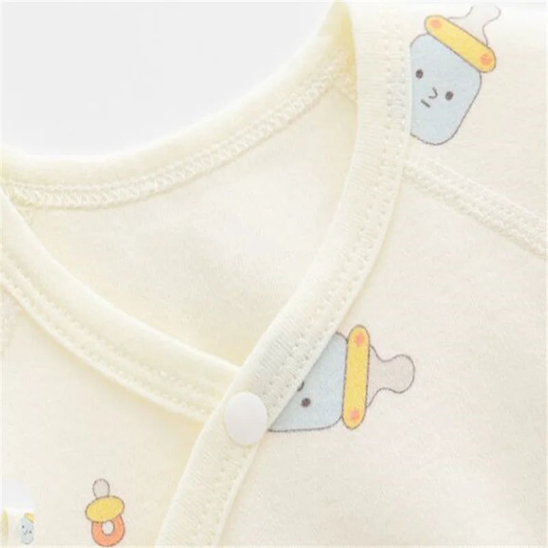 Soft Cotton Jumpsuit for Newborn Boys & Girls (0-6M)