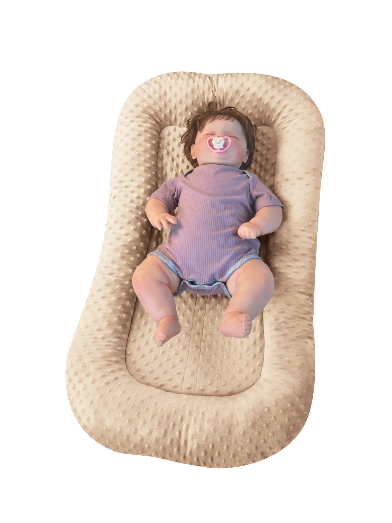 Pure Cuddle Portable Baby Nest - 3D Bionic Comfort Travel Bed