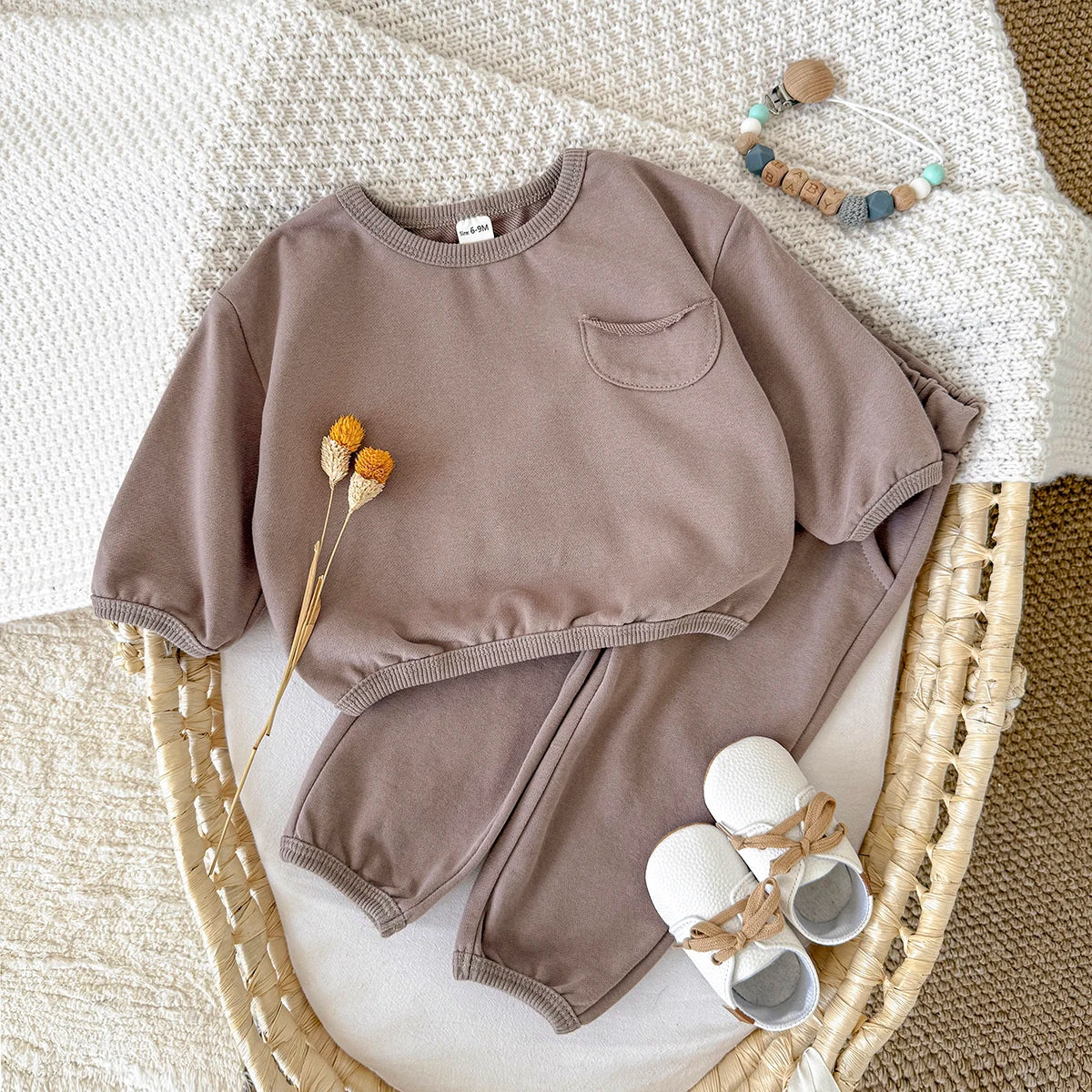 Little Explorer New York Sweatshirt & Jogger Set - Cozy Cotton Toddler Outfit