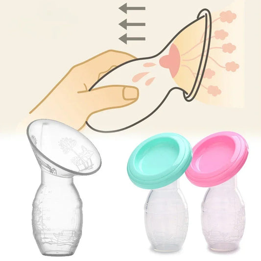 Silicone Breast Milk Collector - Hands-Free Milk Saver