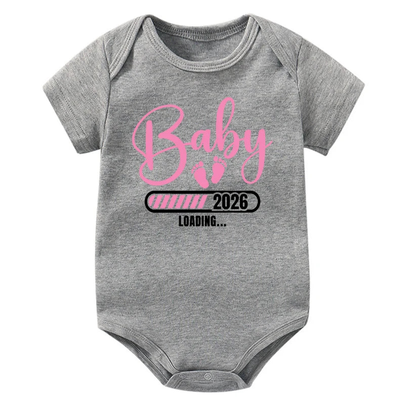 Baby Loading 2026 - Pregnancy Announcement Onesie