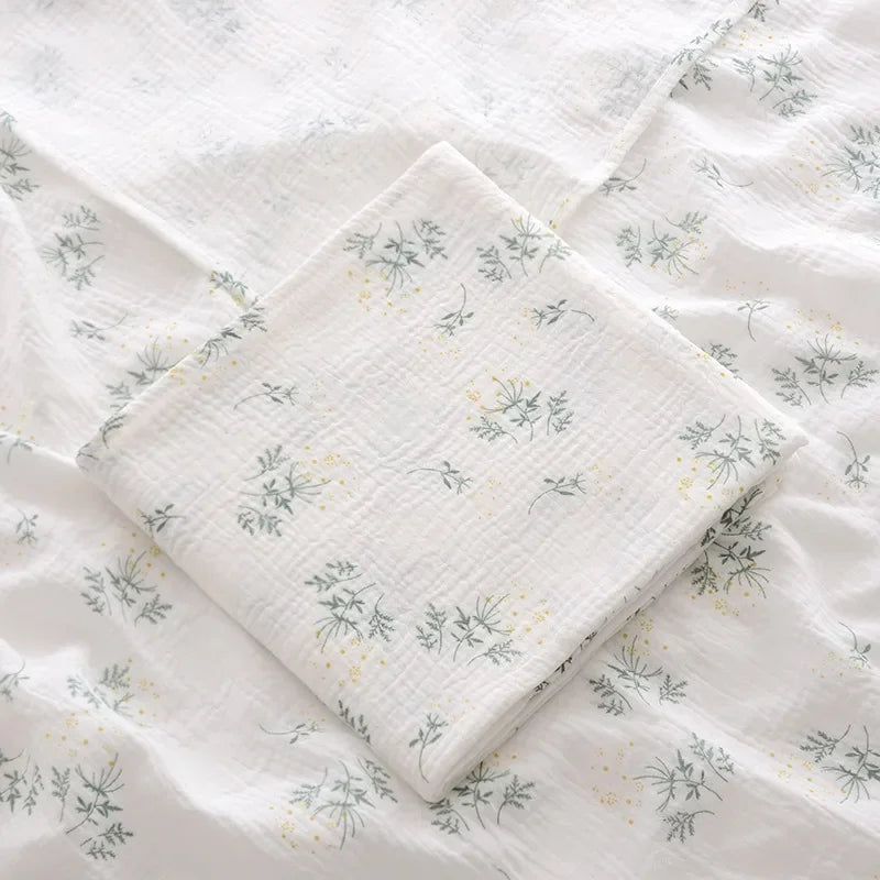 Little Dreams Premium Cotton Muslin Baby Blanket - Ultra-Soft Receiving Blanket