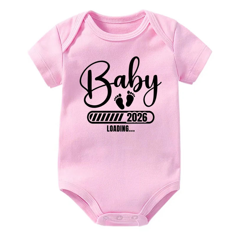 Baby Loading 2026 - Pregnancy Announcement Onesie