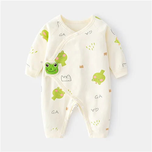 Soft Cotton Jumpsuit for Newborn Boys & Girls (0-6M)