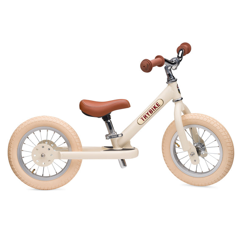 Cream Vintage Balance Bike & Trike – Trybike Steel | Balance Bike NZ