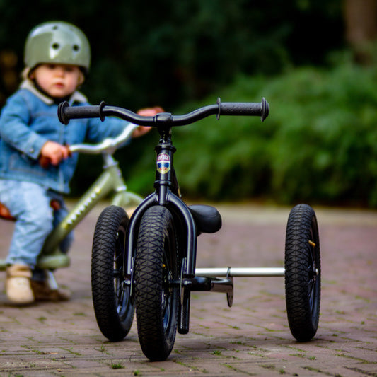 Black Balance Bike & Trike – Trybike | Balance Bike NZ
