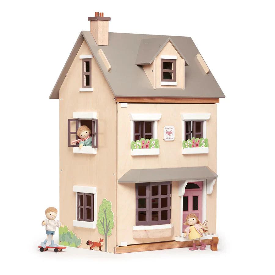 Foxtail Villa Dollhouse - Tender Leaf Toys | Wooden Doll House