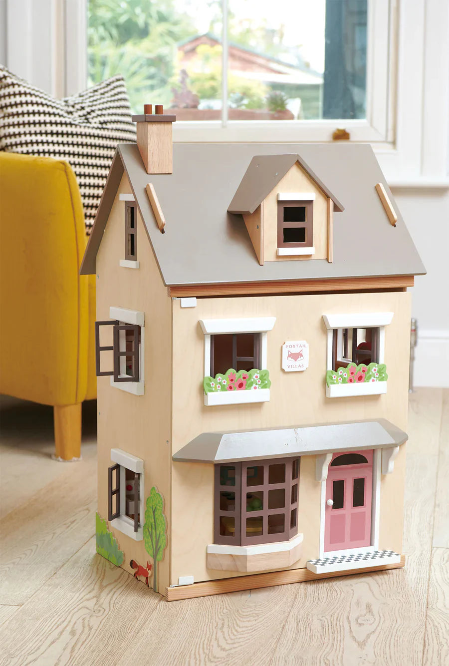 Foxtail Villa Dollhouse - Tender Leaf Toys | Wooden Doll House