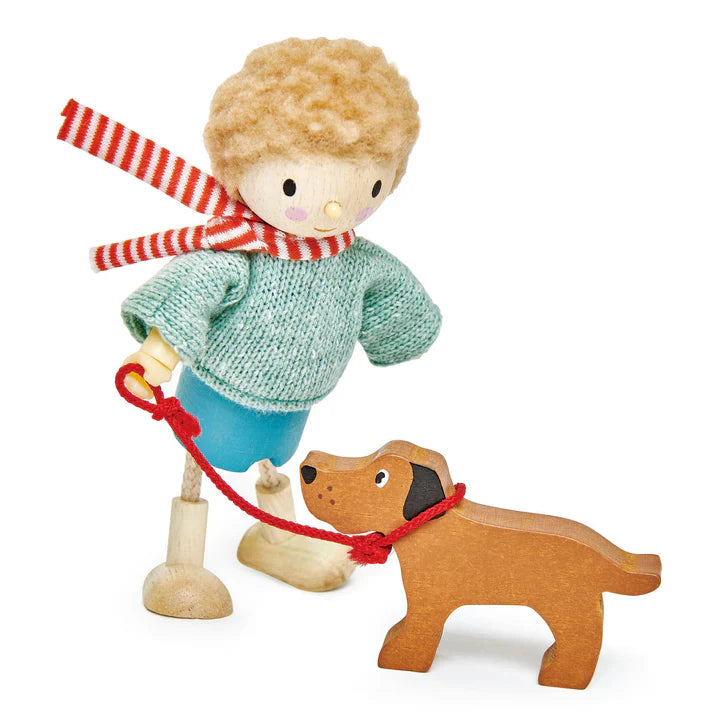 Mr Goodwood & Dog – Tender Leaf Toys | Wooden Doll NZ