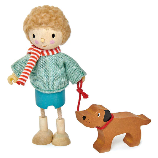 Mr Goodwood & Dog – Tender Leaf Toys | Wooden Doll NZ