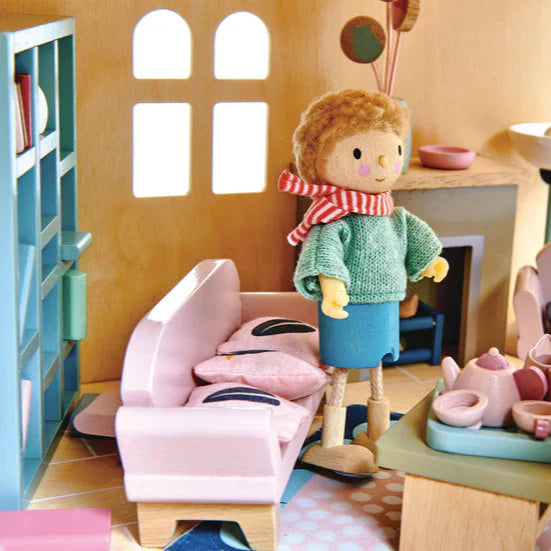 Mr Goodwood & Dog – Tender Leaf Toys | Wooden Doll NZ