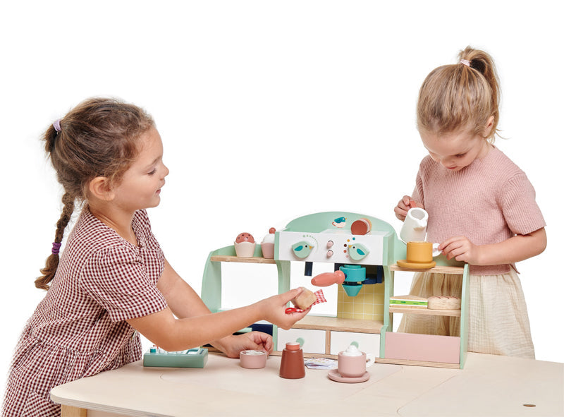 Mini Chef Bird's Nest Café Wooden Playset - NZ Local | Tender Leaf Toys