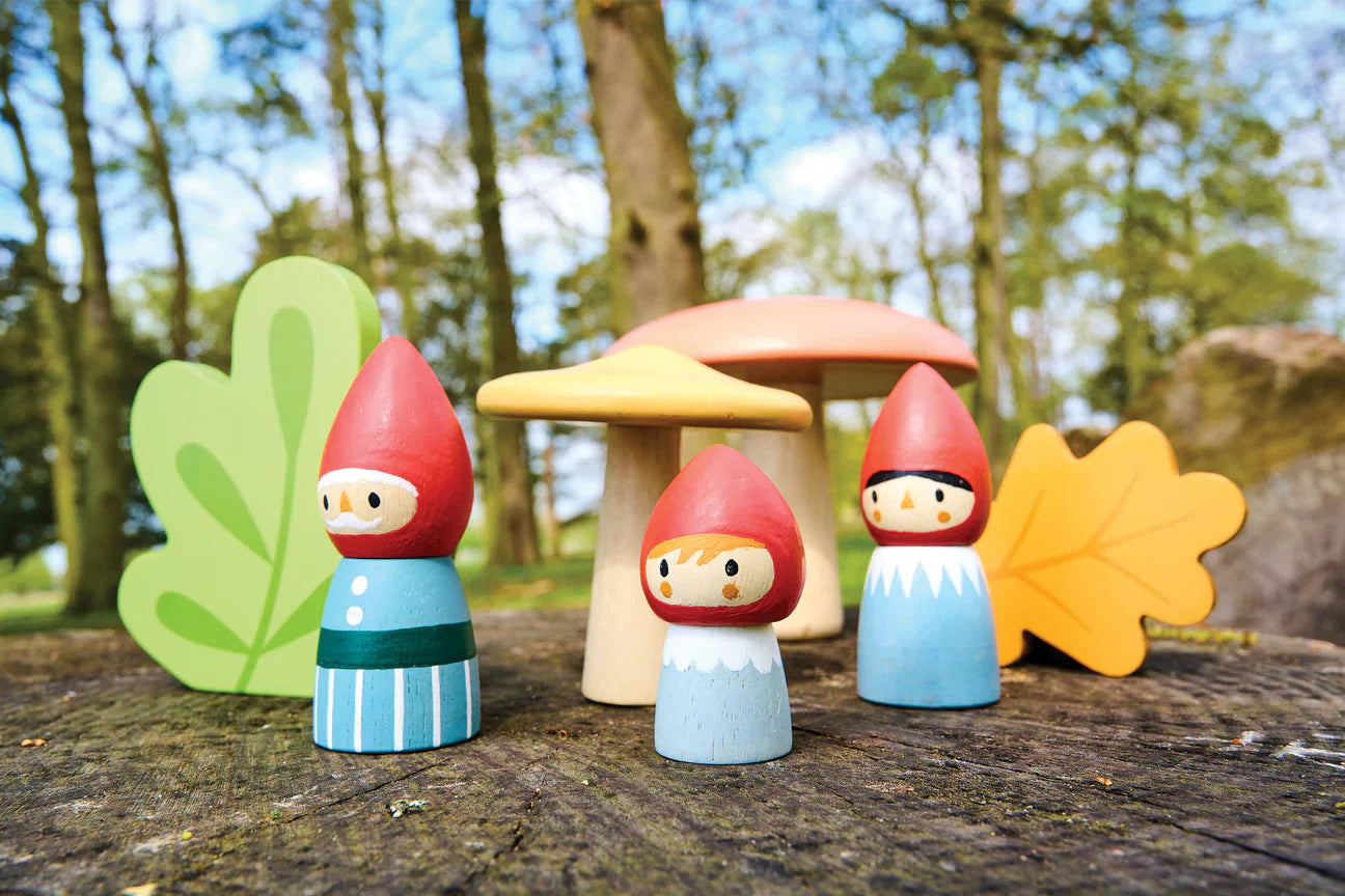 Woodland Gnome Family Playset – Tender Leaf Toys | Wooden Toy NZ