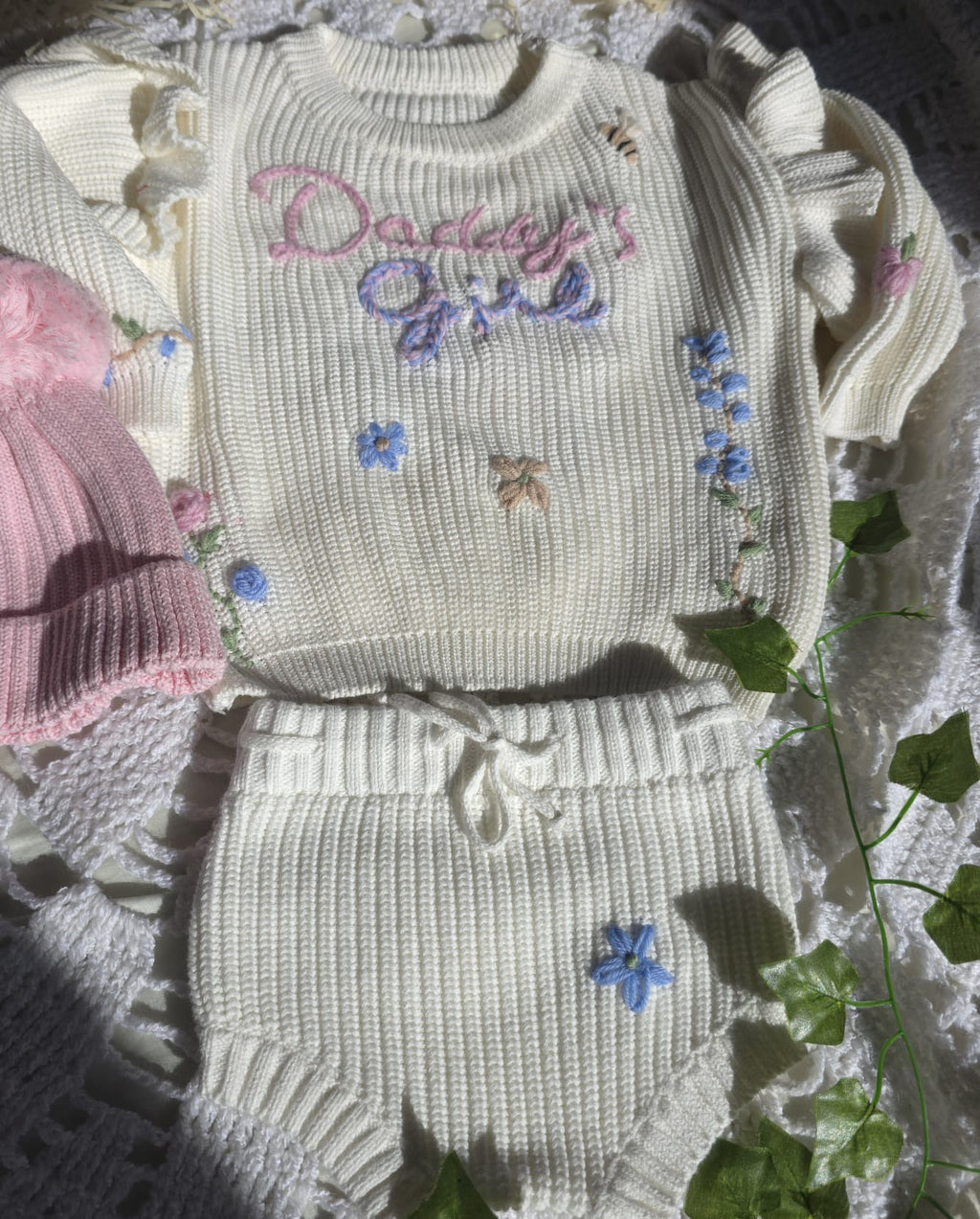 Organic Cotton Newborn Knit Set