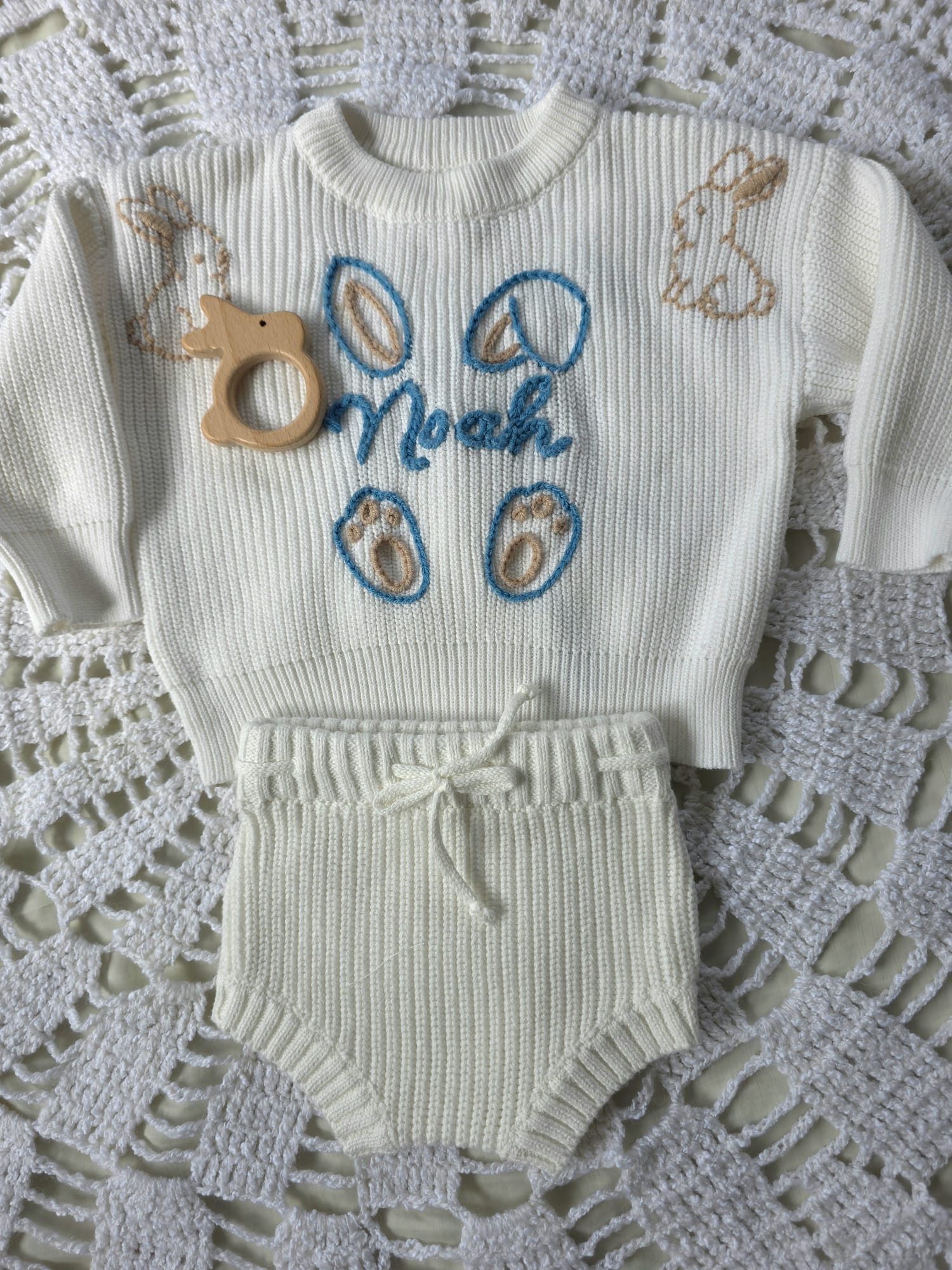 Organic Cotton Newborn Knit Set
