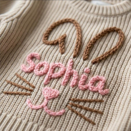 Hand Embroidered Sweater