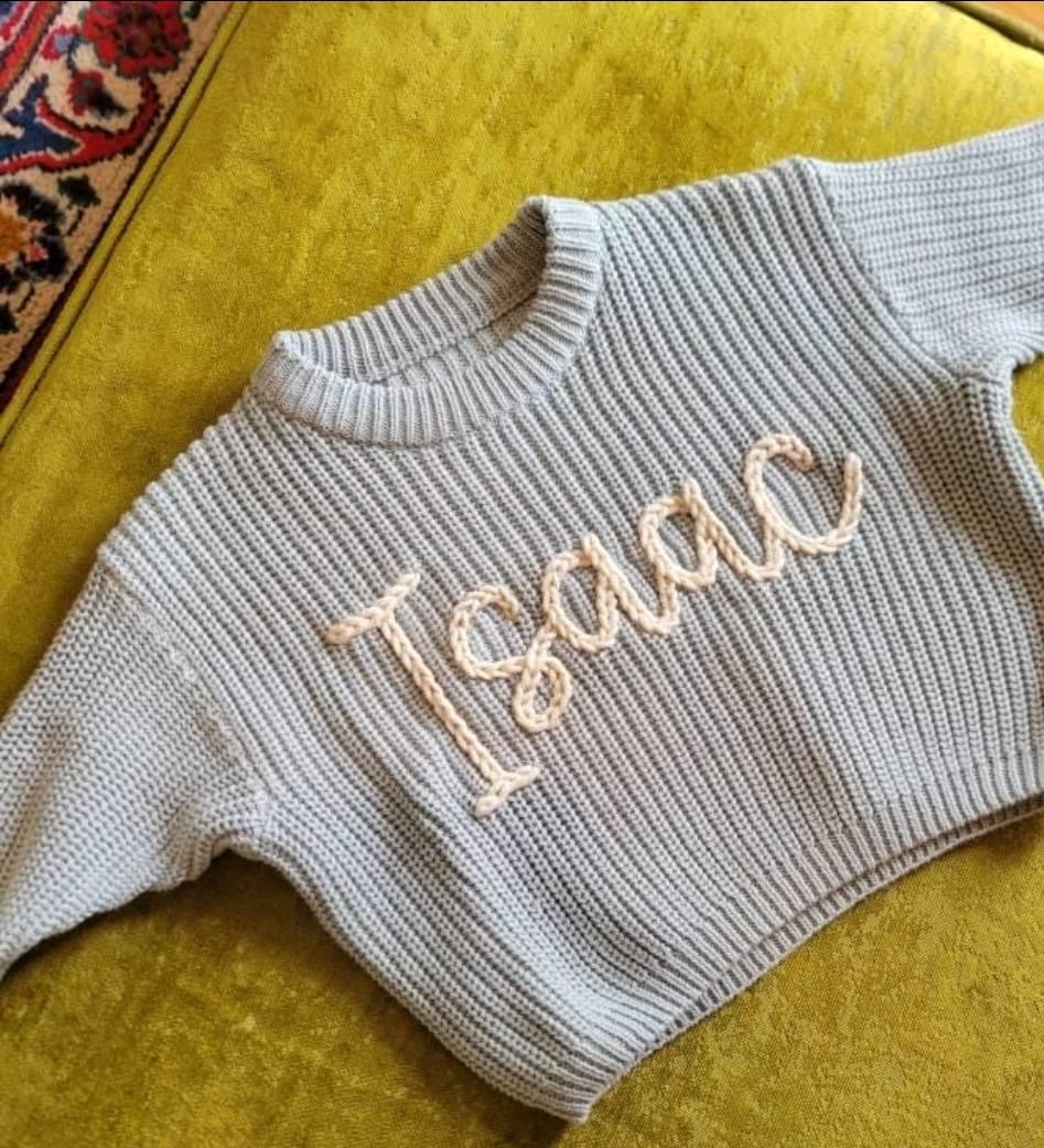 Hand Embroidered Sweater