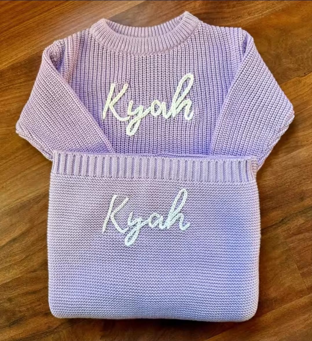 Hand Embroidered Sweater