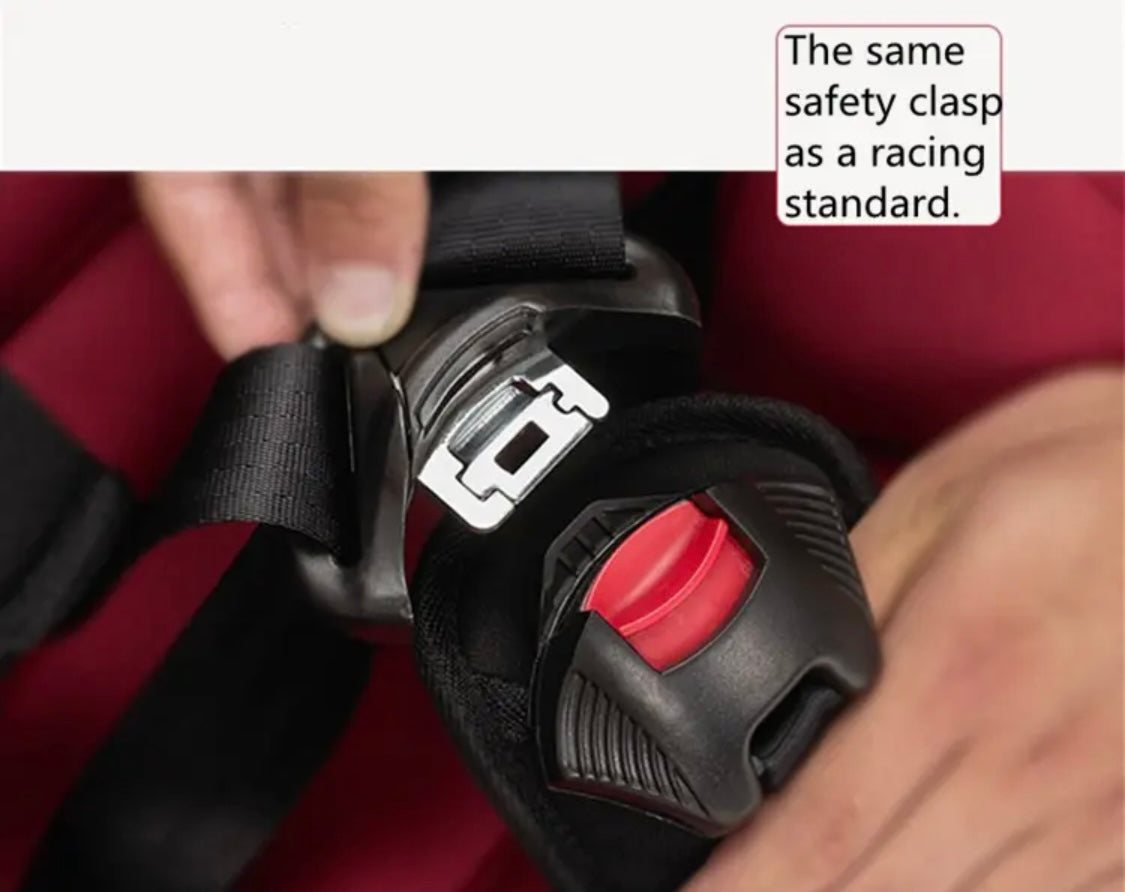 The Racer - Car Seat Booster with Adjustable Headrest