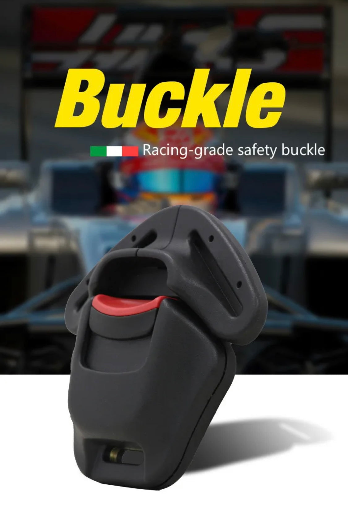 The Racer - Car Seat Booster with Adjustable Headrest