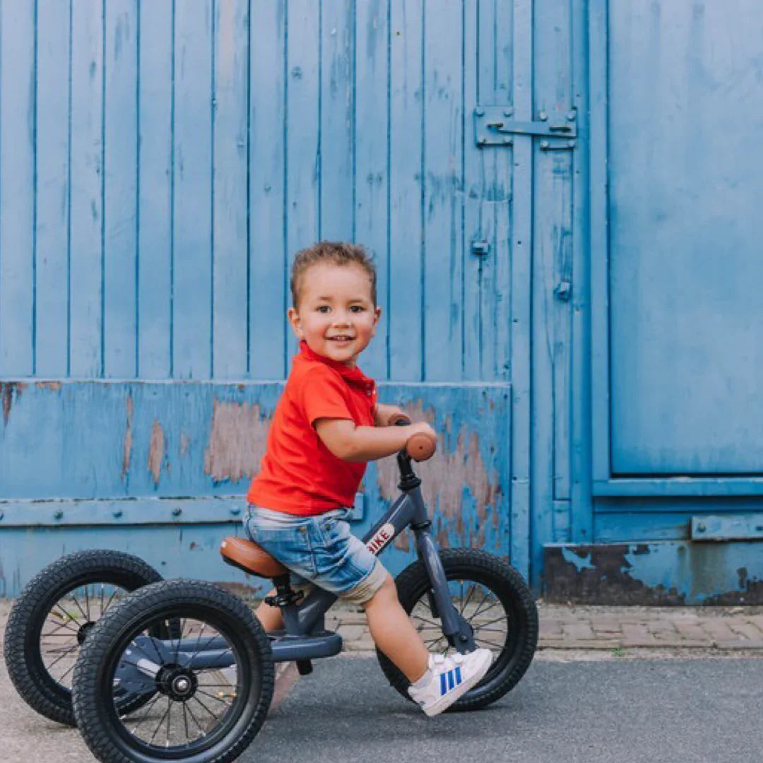 Grey Vintage Balance Bike & Trike – Trybike | Balance Bike NZ