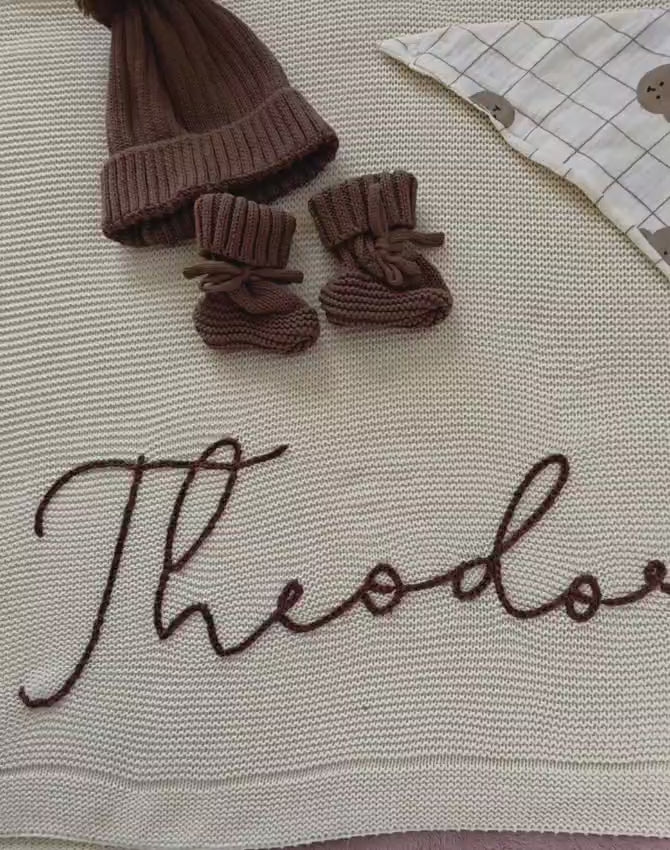 Hand Embroidered Blanket, A Unique Keepsake